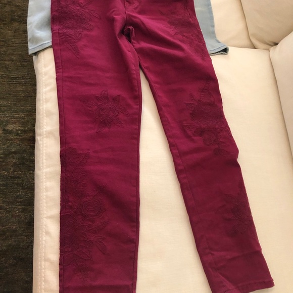 DG2 two pairs of beautiful embroidered jeans - Picture 6 of 11